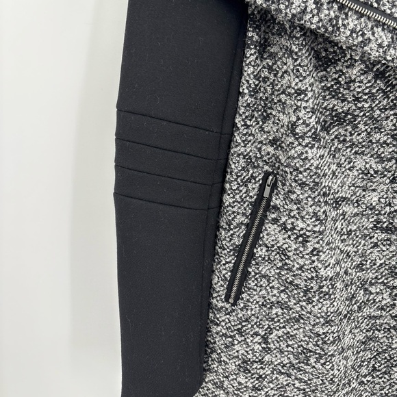 Diane von Furstenberg DVF Lulu Wool blend Boucle Long Coat Gray Black Women’s 0 - Picture 10 of 16